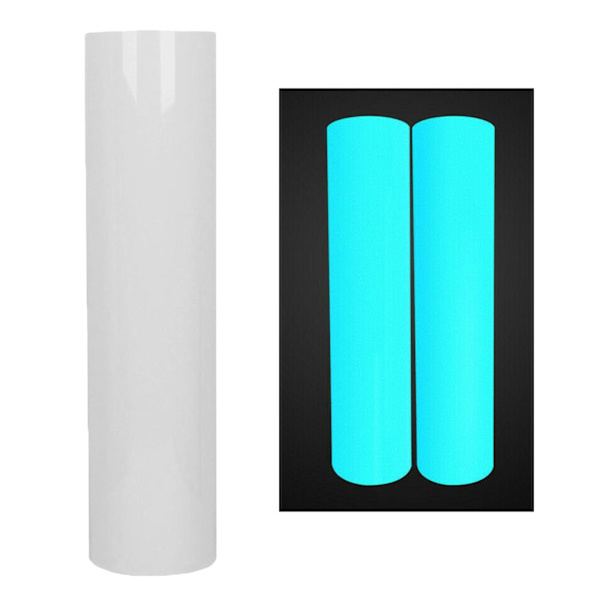 1/2/3 självlysande värmeöverföringsglöd i mörkt järn på HTV DIY Crafts Blue 1Set