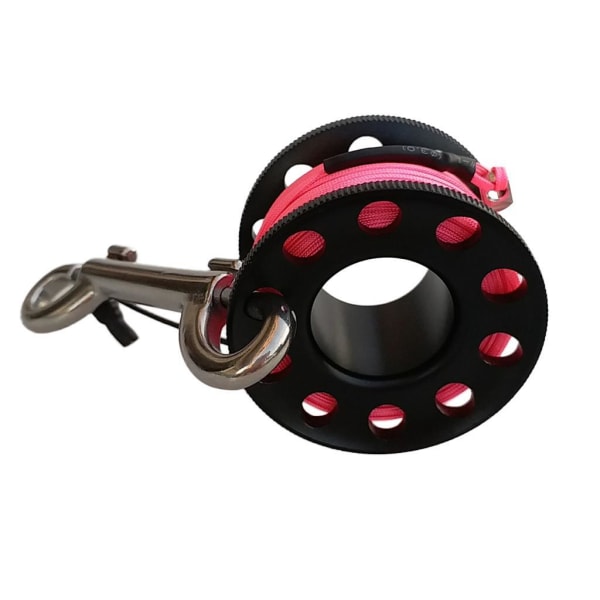 1/2/3/5 Diving Finger Reel Guide Spool 15m Line Dual Ended För Black 15M Wire 1 Pc