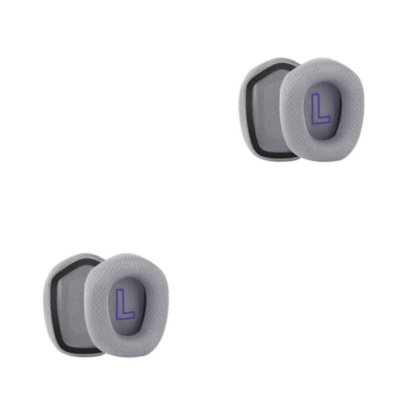 1/2/3/5 Öronkuddar Kudde Hörselskydd Andas Gamer Gray Ear Pads 2PCS