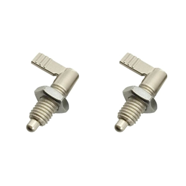 1/2/3/5 1x Indexeringskolvar L Typ Rostfria Låsbultar Fin Silver M10-6 2Set