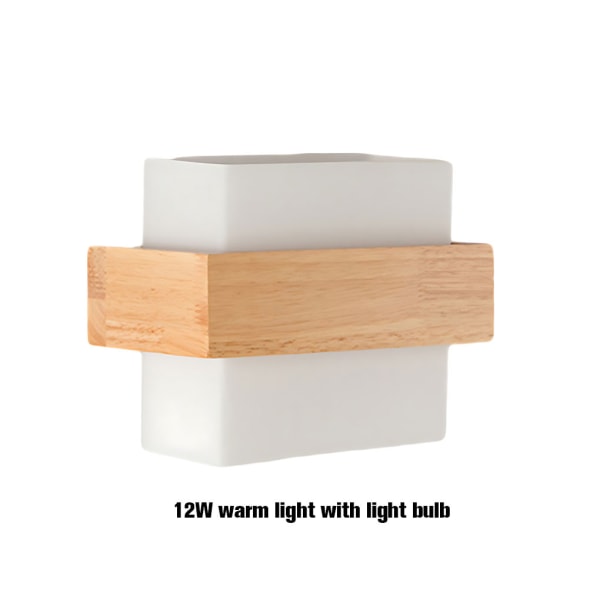 Mjuk belysning Bekväm och praktisk vägglampa för alla utrymmen 12W white light
