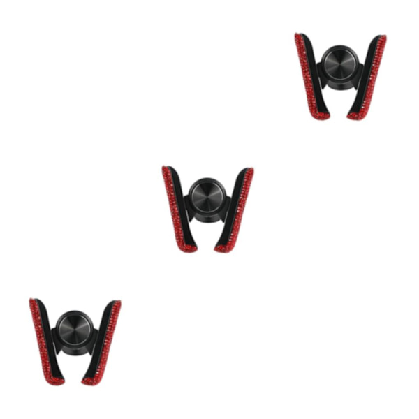 1/2/3/5 Biltelefonhållare Bilinredningstillbehör klämma Bling för Red 3.35 Inchx3.35 Inch 3Set