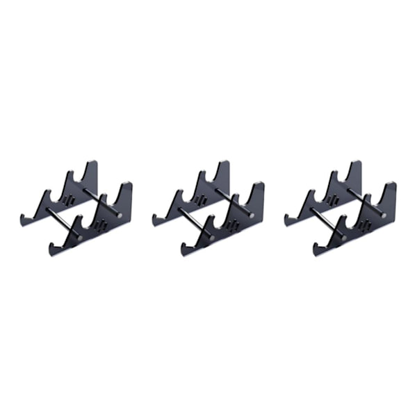 1/2/3/5 förvaring och displayställ för mekaniskt tangentbord Enkelt black 3Set