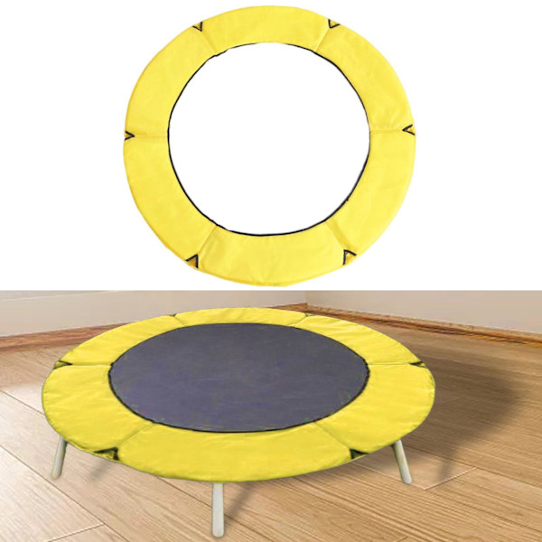 1/2/3/5 Ersättningsdyna för studsmatta säkerhetsstoppningsfjäder Yellow 1.5m 1 Pc