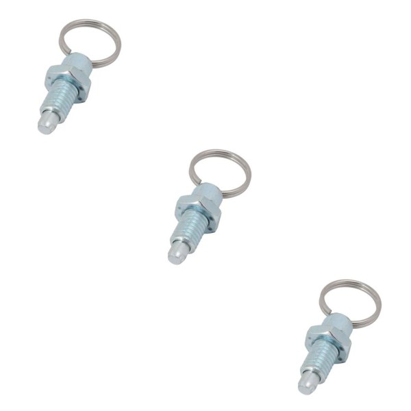 1/2/3/5 Heavy-Duty indexkolv med användarvänlig ringdragning M16-8 Galvanized Steel 3PCS