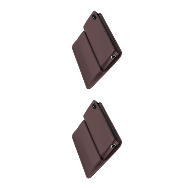 1/2/3/5 Gap Filler PU Läder Passar för nycklar Plånbok för småsaker Coffee 2PCS