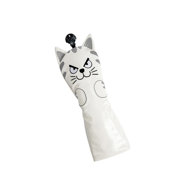 1/2/3/5 För Golf Head Covers Mallet Putter Professionals White 5 Wood Cue 1Set