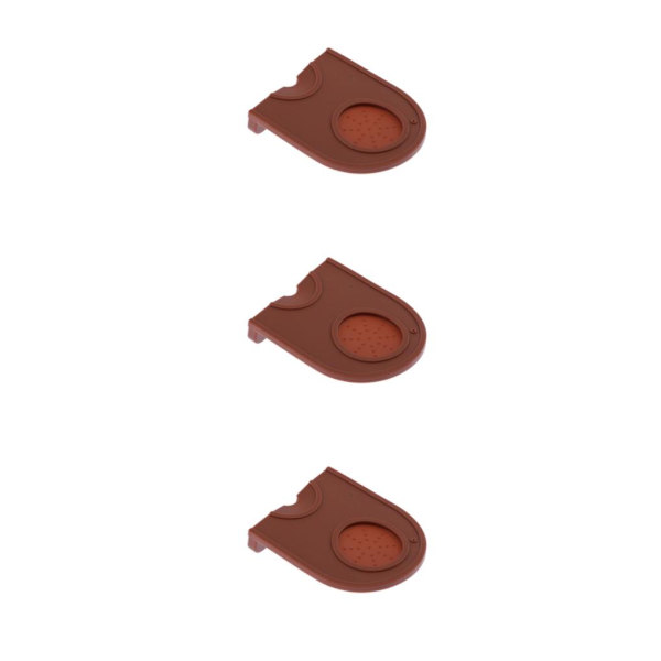 1/2/3/5 Silikon Kaffematta För Espresso Latte rt Tamper Coffee 15.8x12.7cm 3Set