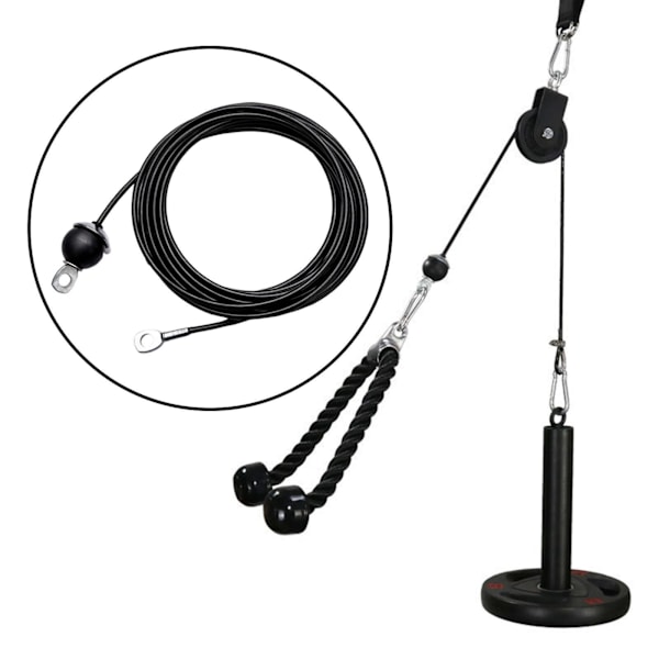1/2/3 ståltrådslina Dia 5M Träningssnöre för hemmagym No Adjustable 2 M 1Set