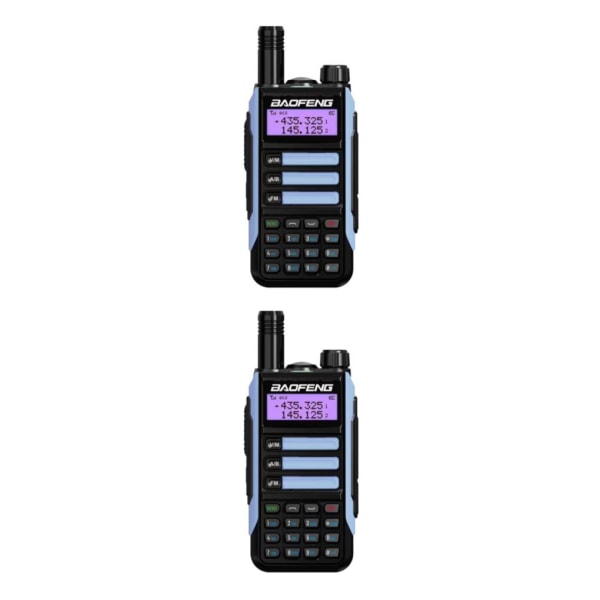 1/2 -16 Way Radio Radio Walkie Vattentät Tvåvägs Tvåvägsradio Blue 2Set