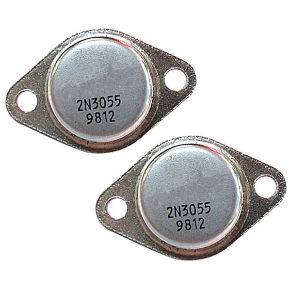 2 st 2N3055 NPN Transistor 100V 15A 110 W