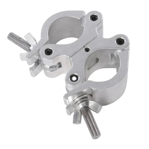 1/3/5 DJ Light Clamps Dubbel vridbar klämma för 1,25-1,38 tum Silver 1Set