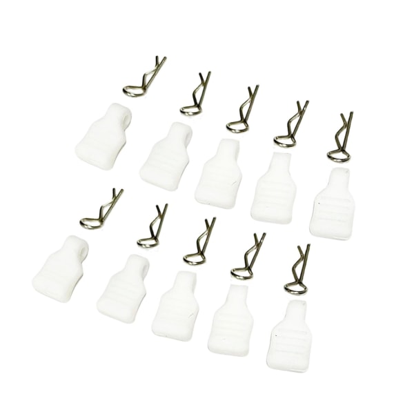 1/2/3/5 10/ Set Universal RC Body Clips För Pins för 1:24 1:18 White 20x5MM 5Set