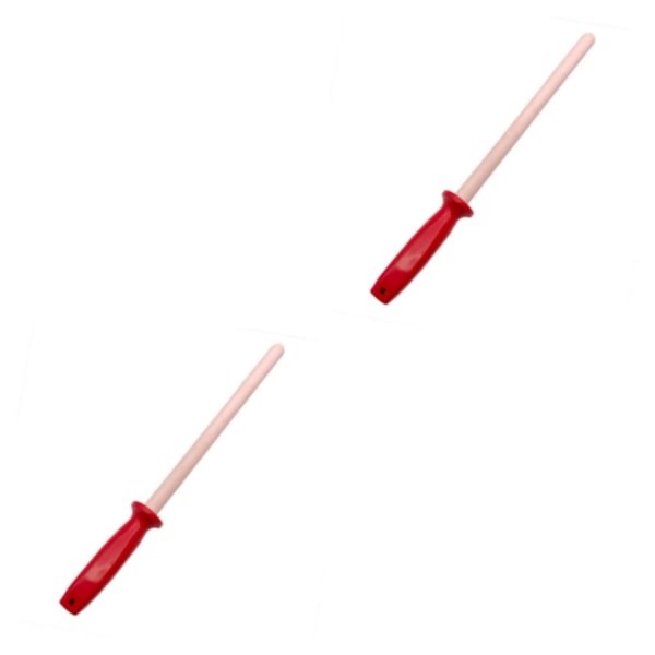 1/2 Sharpener Bar Keramisk Stång Köksassistent för Hemköket 2Set