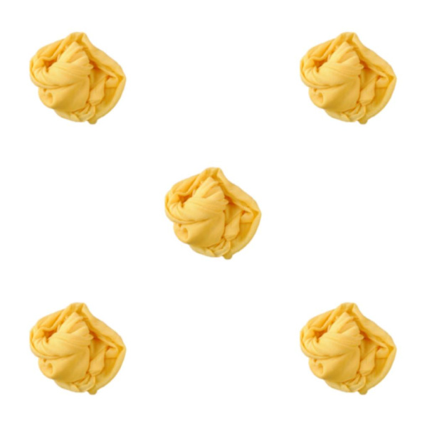 1/2/3/5 Mjuka andningsbara halsdukar för kvinnor Lyxiga och yellow 5Set