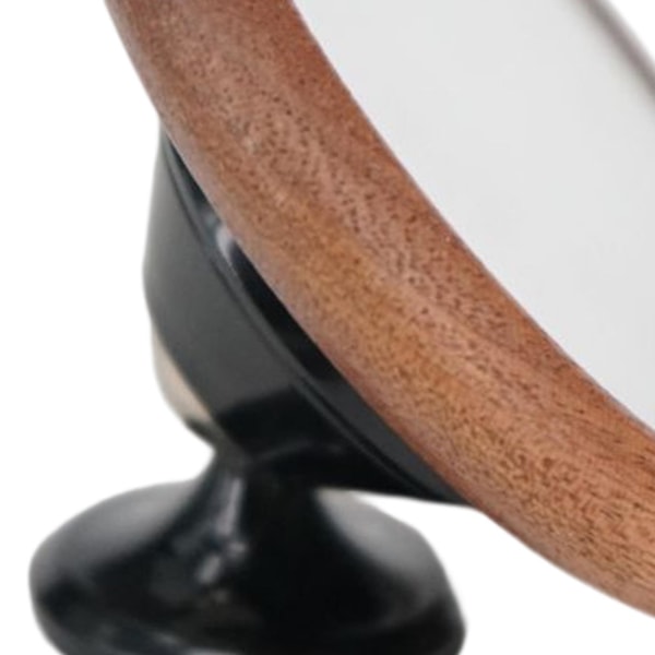 För Espresso Lens Reflective Mirror För Flow Rate Observation Walnut Black 6cm Mirror