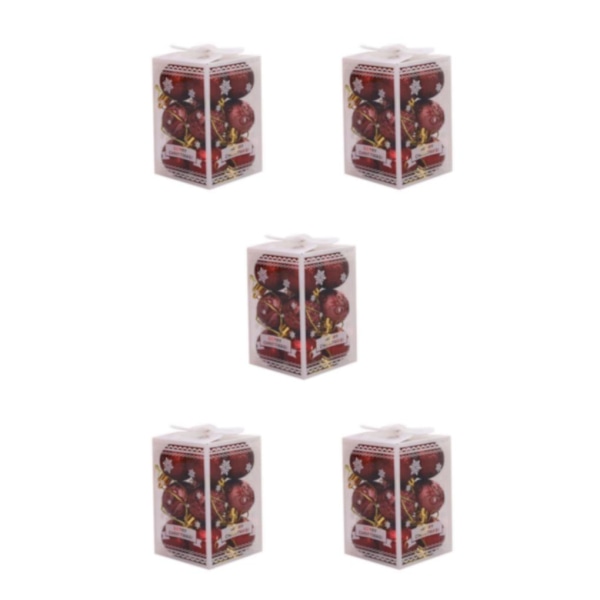 1/2/3/5 12 st/ set Hållbar konstruktion Elegant och delikat wine red 5Set