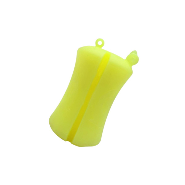 1/2/3/5 Bärbar fiskespö Fast boll Slitstark Slitstark Yellow 6 x 3.8cm 1Set