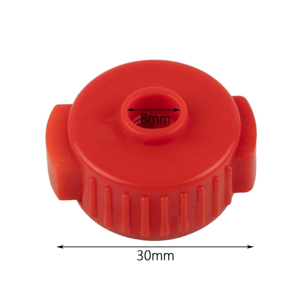 1/2/3/5 Professionell trumma snabbkopplingsmutter Enkel att installera trumma Red 3cm 1Set