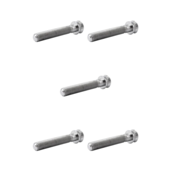 1/2/5 M6X35mm För Cykel Cykel Kolumn Headset Stam Cap Titanium 5Set