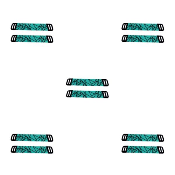 1/2/3/5 Öronkuddar Kudde Hörselskydd Andas Gamer Rhombus Green Shock-cushion Beam 5PCS