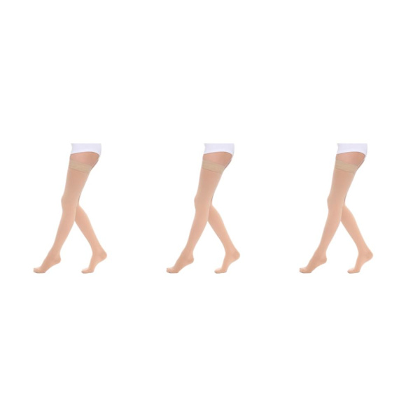 1/2/3 Trendiga och moderiktiga över knästrumpor för Toe wrapping - skin S 3Set