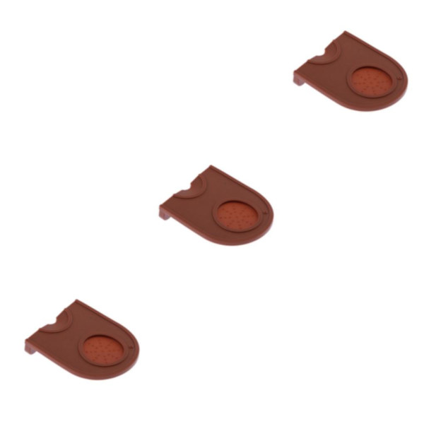 1/2/3/5 Silikon Kaffematta För Espresso Latte rt Tamper Coffee 15.8x12.7cm 3Set