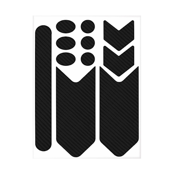 1/2/3 Bike Frame Protector Sticker Tape För Bicycle Protect Carbon Fiber Black 1 Pc