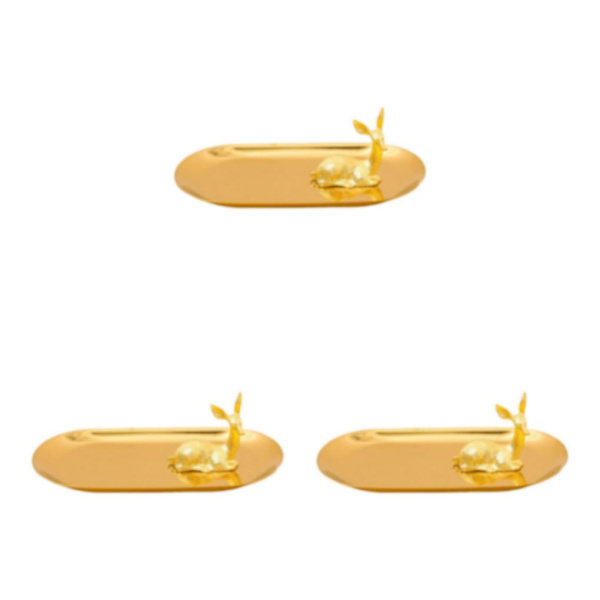 1/2/3/5 Smycken Organizer Stand Fack Display Rack för ringar Small Antler Style B 3Set
