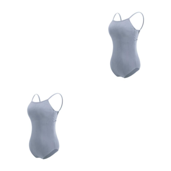 1/2/3 Dance Body Balett Leotard Dansoutfit Andas Light Gray L 2PCS