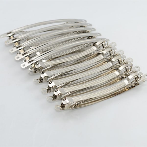 1/3 10 st Silver fransk stil hårspännen Hårgrepp hårspännen 1Set