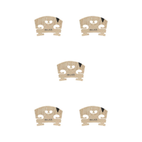 1/2/3/5 Horse Bridge Violin Fiddle Musikutrustning Långvarig 5PCS