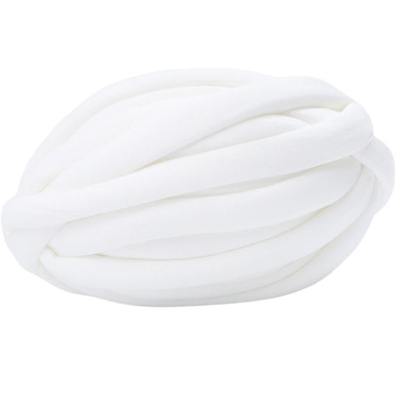 1/2/3/5 Chunky ullgarnfyllning Mjuk stickning för halsdukströja white 25mm 1Set