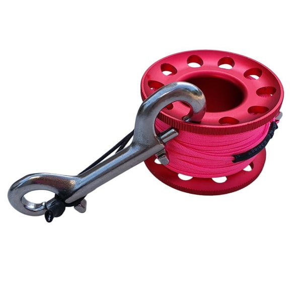 1/2/3/5 Diving Finger Reel Guide Spool 15m Line Dual Ended För Red 15M Wire 1 Pc