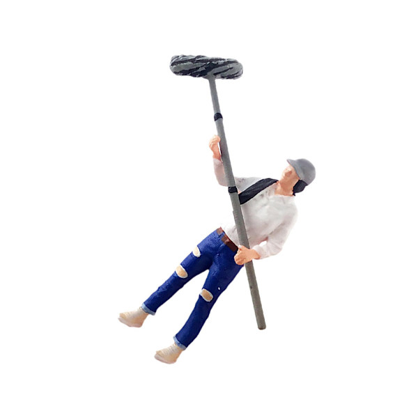 1/2/3/5 1:64 Handmålad modell Människor Figur Diorama Scenery Assistant White height 2.8-3cm 1Set