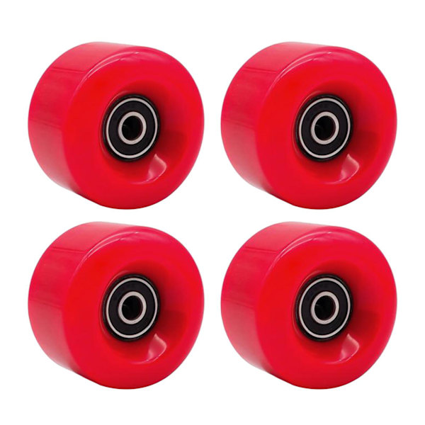 1/2/3 Inline Skate Wheel PU Slitstarka 58 mm 82A hjul Red 58x58x32mm 1Set