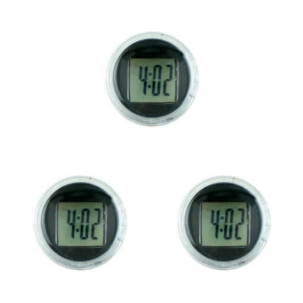 1/2/3/5 Vattentät Digital Display Clock Watch - Snygg och black 3PCS