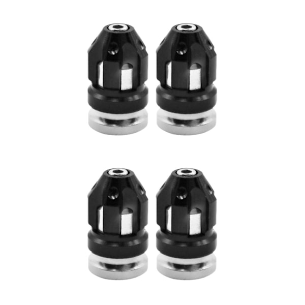 1/2/3/5 2st Däckventil Stamskydd Skydd Passar för motorcyklar Black 26x15mm 2Set