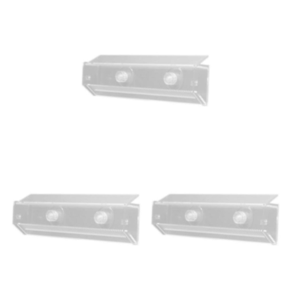 1/2/3/5 Multi hårförlängningshållare Wigsrack vägg Transparent 30.5 x 7.6 x 4.6cm 3Set