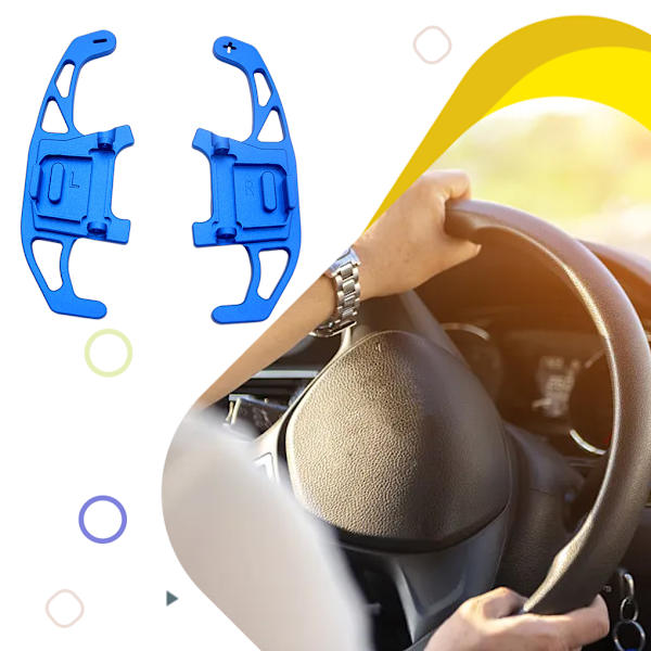 2-delad bilratt Shift Paddle Driving Experience Car blue
