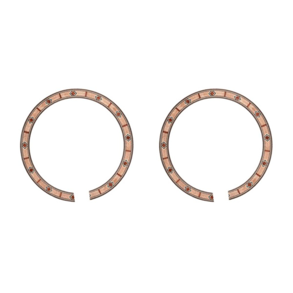 1/2/5 B-55 Akustisk gitarr Soundhole Rosette Inlay Dekoration 2Set
