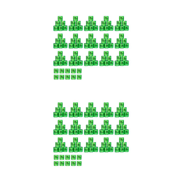 1/2/3/5 100st 8mm 2023 För duvring för de flesta vuxna fåglar Grass Green Netherlands 100 pcs 2PCS