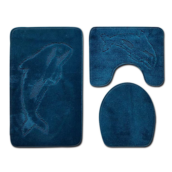 1/2 3pack/lot Halkfri Chenille Badmatta Lätt att installera PJ210611-B008 1Set