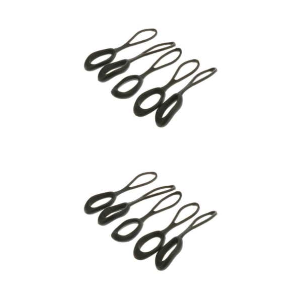 1/2/3/5 5 stycken Non- För slip Stark För Dragkedja Dragsladd Zip Army Green 66mm 2Set