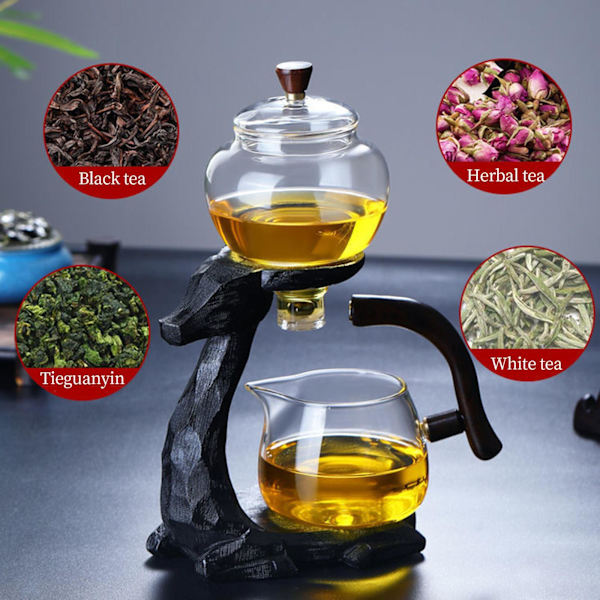 Automatisk set Droppkanna Infuser Te Kaffekanna för hemmate