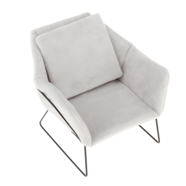 1/2 Miniatyr Soffa Fåtölj Möbel Soffa 1/6 Gray 16.5x16.5x14.5cm 1Set