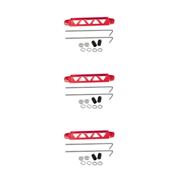 1/2/3/5 Fäst fäste för säker och pålitlig installation red 3PCS