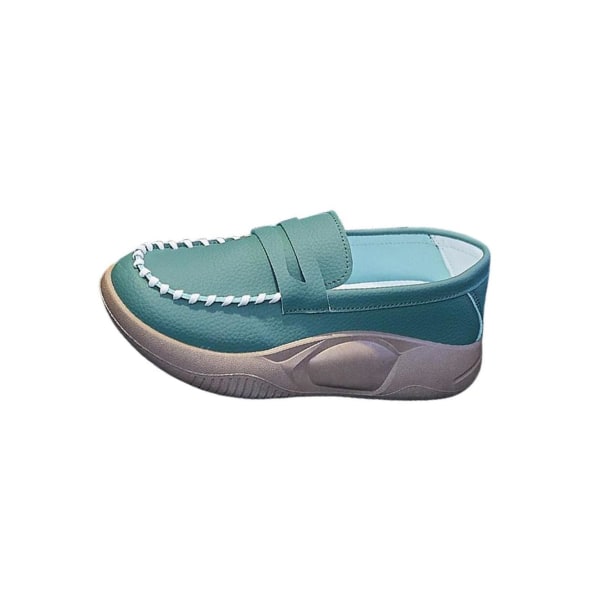 Casual Damskor Bekväma För Slip On Mjuk för Inomhus Green Size 39