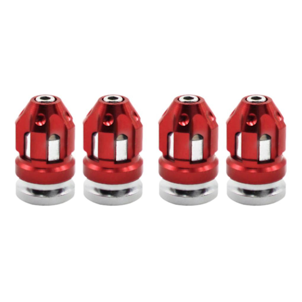 1/2/3/5 2st Däckventil Stamskydd Skydd Passar för motorcyklar Red 26x15mm 2Set
