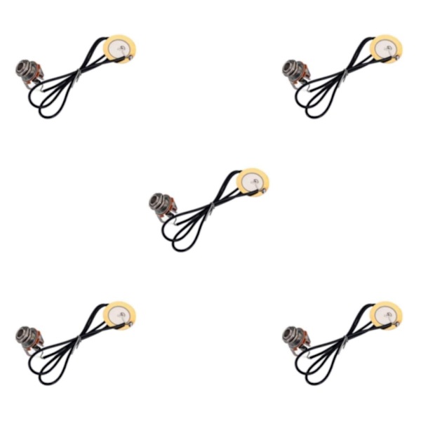 1/5 1 Piece Gitarr Pickup Piezo Transducer för Mandolin Banjo 5Set